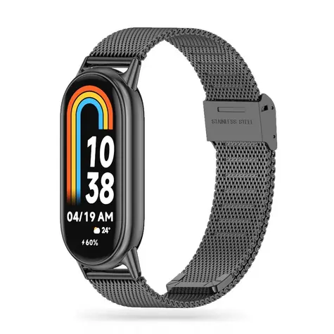Tech-Protect Milanaise-Armband schwarz / Milanaise-Armband / für XIAOMI SMART Band 8, 8 NFC
