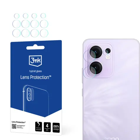 3MK Linsenschutz für Oppo Reno 13F 4G / Kameraschutzglas / Hybridglas
