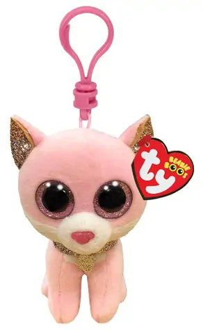 Ty Plüschkatze FIONA, rosa / 8,5 cm