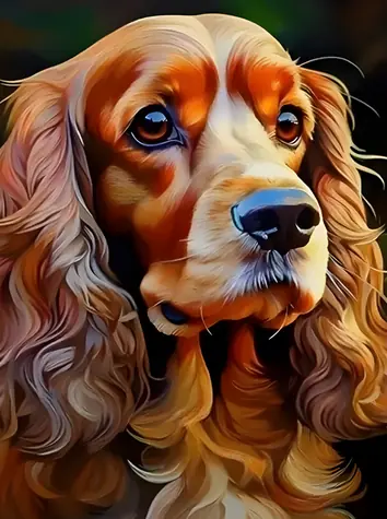 Norimpex Diamantmalerei Cocker Spaniel / 30x40 cm
