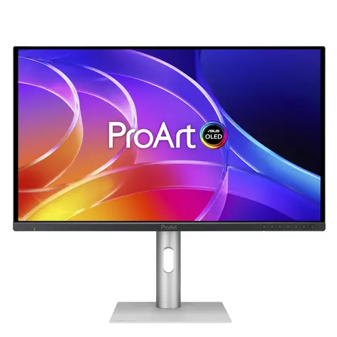 Asus ProArt PA279CDV 26,5" Monitor, schwarz/silber, QD-OLED, 4K UHD, 120 Hz, 0,1 ms, HDMI + DP + USB-C