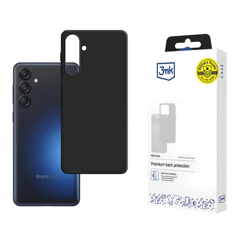 3mk Matt Case Samsung Galaxy M55 schwarz / Schutzhülle / Matte Oberfläche