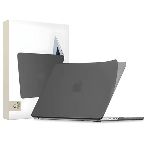 Tech-Protect Softshell Schutzhülle, matt schwarz / Apple MacBook Pro 14" / 2021-2026