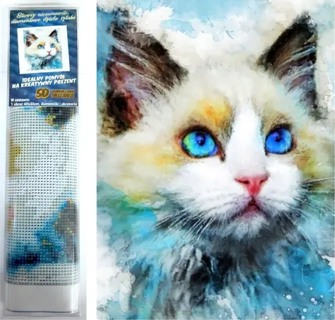 Norimpex Diamantmalerei Blaue Aussicht / 30x40 cm