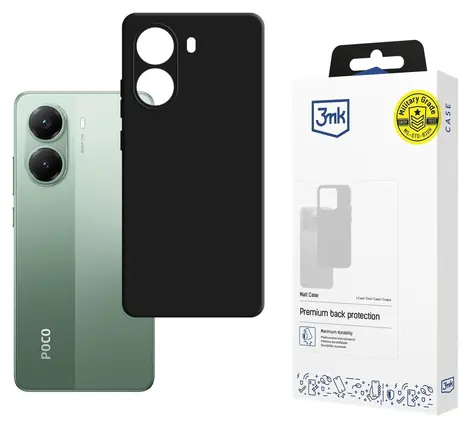 3mk Matt Case schwarz / Schutzhülle / XIAOMI POCO X7 Pro