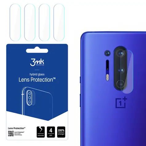 3MK Hybrid-Linsenschutzglas für OnePlus 8 Pro 5G / Kameraschutzglas