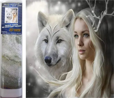 Norimpex Diamantmalerei Königin der Eissteppe / 30x40 cm
