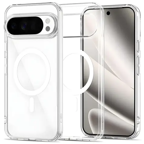 Tech-Protect FlexAir Hybrid transparente Schutzhülle / Schutzhülle / Google Pixel 10/10 Pro / MagSafe
