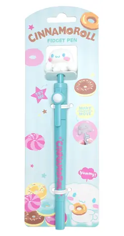 BLUESKY Cinnamoroll Fidget Kugelschreiber / Sanrio / bewegliche Figur / schwarze Mine