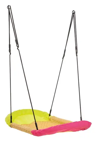 Marimex Spielschaukelnest Grandoh oval bunt / 170 × 70 cm / Tragkraft 150 kg / ab 3 Jahren