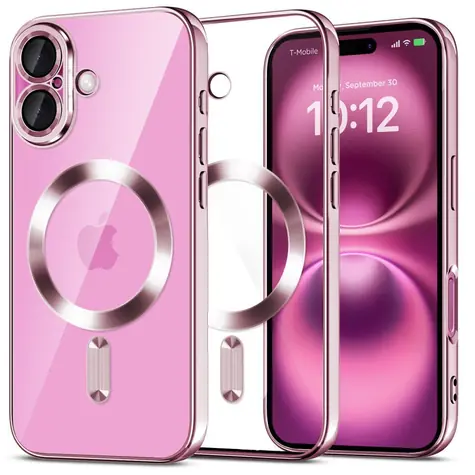 Tech-Protect MagFlex pink / Schutzhülle / Apple iPhone 16 / MagSafe