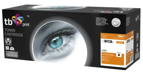 TB kompatibler Toner für OKI B412/B432/B512 Schwarz / Toner / 3.000 Seiten