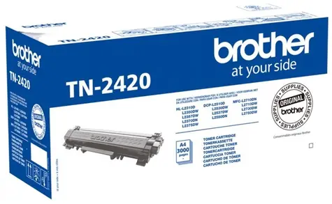 Brother TN-2420 Schwarzweiß-Toner / Original / DCP-L2530DW, HL-L2375DW, MFC-L2750DW / 3.000 Seiten