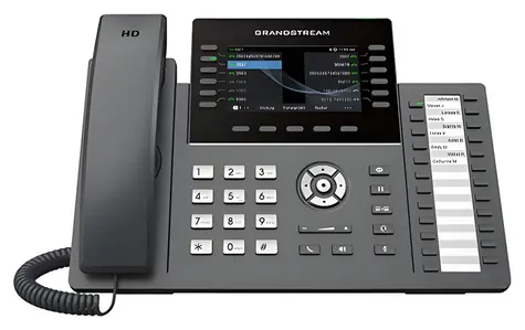 Grandstream GRP2636 / VoIP-Telefon / 4,3"-TFT-Display / 6x SIP / 24 Tasten / WLAN / Bluetooth / PoE