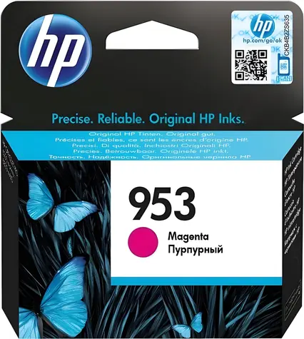 HP 953 (F6U13AE) Magenta-Tintenpatrone / für HP OfficeJet Pro 7720, 8210 und 8720 / ca. 700 Seiten