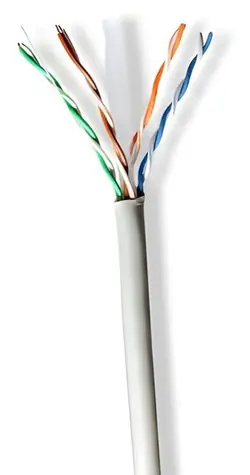 Nedis CAT6 grau / Installationskabel / U/UTP / 305 m / Innenbereich / rund / PVC
