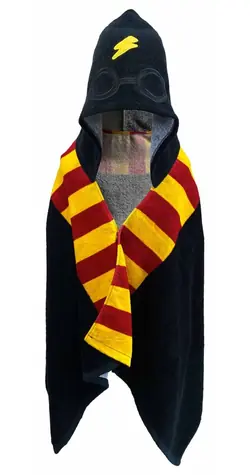 Cooles Harry-Potter-Hogwarts-Badetuch / Wickeltuch / 70 x 140 cm / 100 % Baumwolle