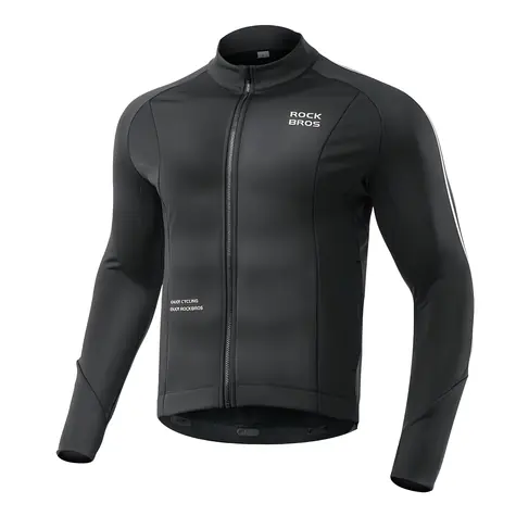 Rockbros Herbst-/Winter-Radjacke Schwarz, Größe L / Radjacke / Langarm