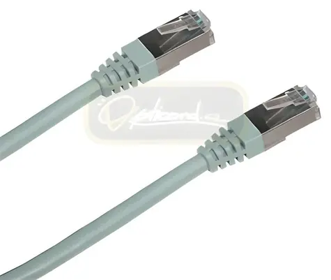 Optix FTP-Patchkabel, grau / Netzwerkkabel / Cat 5e / 0,5 m