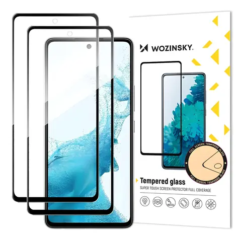 Wozinsky Vollverklebte Schutzfolie aus gehärtetem Glas für Samsung Galaxy S26 (2 Stück) - Kompatibel mit Fingerabdrucksensor