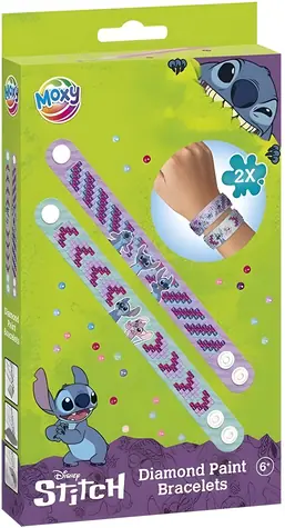 MOXY Diamantmalerei-Armband-Bastelset / 2-teilig / ab 6 Jahren