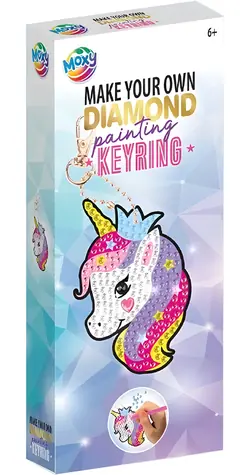 MOXY Diamantmalerei-Anhänger Einhorn / ab 6 Jahren