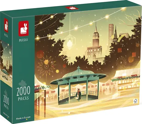 JANOD Puzzle New York Bustle / 2000 Teile / 68,2 x 96,2 cm