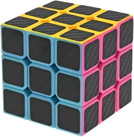 Denkspiele: Rubik's Cube 3x3 / Puzzle / Invertiertes Farbdesign