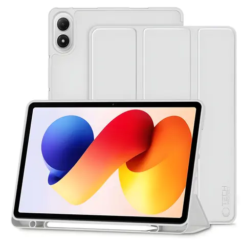 Tech-Protect SmartCase Pen grau / Hülle / XIAOMI POCO Pad M1, Redmi Pad 2 Pro 12,1" / Stifthalter