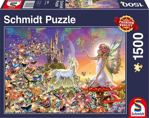 Schmidt Puzzle Magisches Feenland / 1500 Teile / 83,6 x 58,8 cm