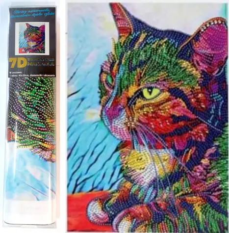 Norimpex Diamantmalerei „Starrer Blick“ / 30 x 40 cm