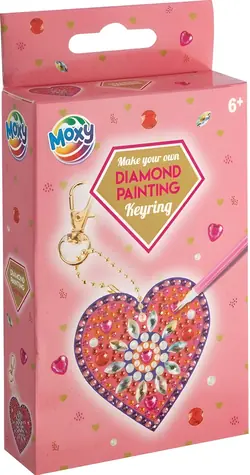 MOXY Diamantmalerei Herzanhänger - Mandala / ab 6 Jahren