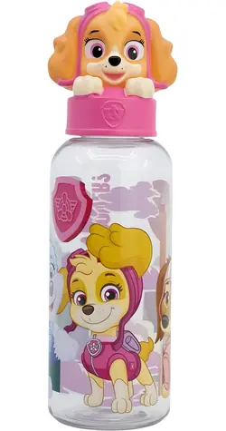 STOR Trinkflasche Paw Patrol 560 ml pink / Kindertrinkflasche / Ecozen / BPA-frei