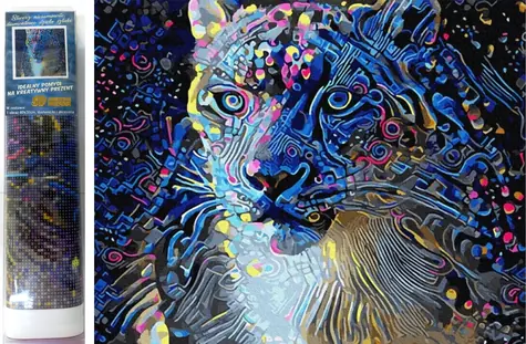 Norimpex Diamantmalerei Löwin / 30x40 cm