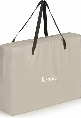 Lionelo Reisebett Alice 3in1 Beige Olive / bis 15 kg / faltbar / Transporttasche