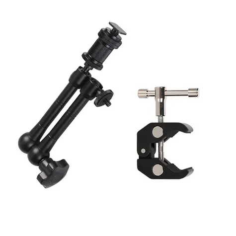 Hurtel Klemmhalterung für Kamera und Mikrofon / Halter / Universalhalterung