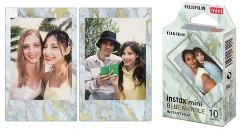 Fujifilm INSTAX Mini Blue Marble / Sofortbildfilm / 10 Stück