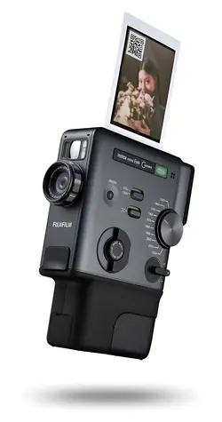 Fujifilm INSTAX MINI EVO CINEMA schwarz / Sofortbildkamera / LCD / CMOS / Bluetooth / Video