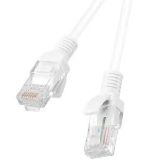 Lanberg UTP CAT5e 2m weiß / Patchkabel / RJ45-RJ45