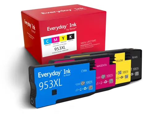 Xerox Everyday HP 953XL CMYK Multipack / Patrone / 4 Stück / für OfficeJet Pro 7720, 8210, 8710, 8720 / ca. 1600 Seiten