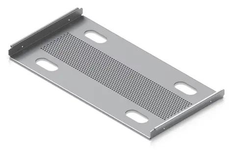 Ubiquiti UACC-Rack-Shelf-TL-SD grau / Regalboden / ausziehbar / perforiert / werkzeuglos / Tragfähigkeit 20 kg