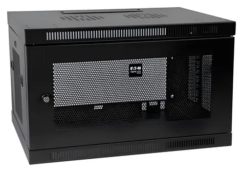 EATON Tripp Lite SmartRack SRW6U schwarz / Rack / Wandmontage / 6 HE / Tiefe 444 mm / Tragfähigkeit 90,7 kg