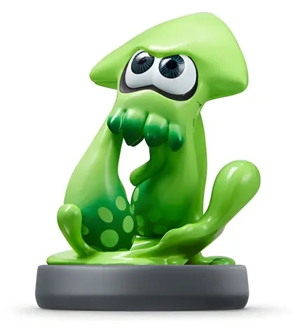 Nintendo Amiibo Splatoon Tintenfisch / Spielfigur mit NFC / Nintendo Switch, Wii U, 3DS