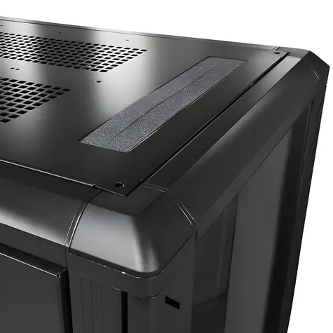 StarTech Rack-Schrank 25U schwarz / Rack-Schrank / 19" / Tragfähigkeit 800 kg / Rollen