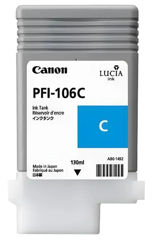 Canon PFI-106 Cyan / Tintenpatrone / 130 ml / Original / für Canon iPF6400