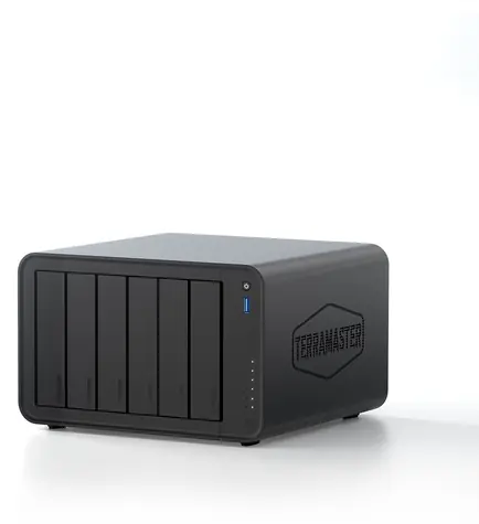 TerraMaster F6-425PRO / NAS-Server / Intel Core i3-1315U 6-Kern / 8 GB DDR5 RAM / 2x 10GbE LAN / USB 4.0 / Festplattenlos