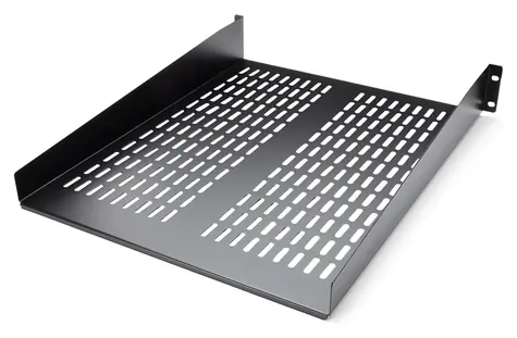StarTech Rack-Einschub 2U schwarz / Rack-Einschub / 19" / Tragfähigkeit 22,6 kg / Tiefe 55,9 cm
