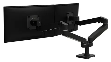 Ergotron LX Pro Dual Side-by-Side Arm / Schreibtischarm für 2 Monitore / WCB