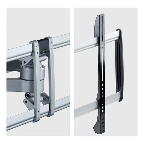 StarTech Gelenk-Wandhalterungsset / Montagesatz / für Flachbildschirme / flaches Profil / 2 vertikale Halterungen