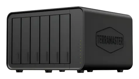 TerraMaster F6-424MAX schwarz / NAS-Server / Intel Core i5-1235U 10-Kern / 8 GB DDR5 RAM / 6x SATA / Festplattenlos